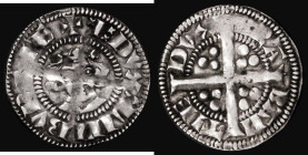 Brabant Sterling John I of Brabant Brussels or Louvain, (c.1288-1294) Obverse: Facing bust + I DVX LIMBVRGIE, Reverse: Long Cross with three pellets i...