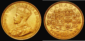 Canada Five Dollars Gold 1912 KM#26 GEF
Estimate: 500-600