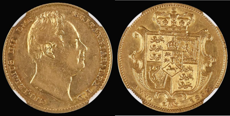 Sovereign 1833 Marsh 18, S.3829B in an NGC holder and graded XF45
Estimate: 120...