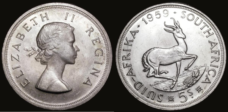 South Africa Crown 1959 KM#52 Lustrous UNC with a few contact marks
Estimate: 1...