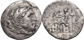 ANCIENT GREECE. AEOLIS, TEMNOS. 
Silver tetradrachm, circa 188-170 BC. 
Obv: head of Herakles right, wearing lion skin headdress. Rev: &Alpha;&Lambd...