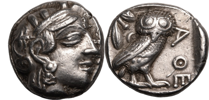 ANCIENT GREECE. ATTICA, ATHENS. Eastern (or Egyptian?) Imitation. 
Silver tetra...