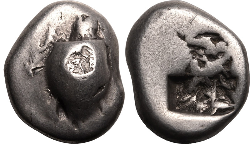 ANCIENT GREECE. ISLANDS OFF ATTICA, AEGINA. 
Silver stater, circa 525-480 BC.. ...