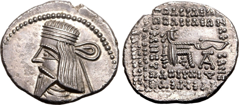ANCIENT GREECE. KINGDOM OF PARTHIA. Artabanos IV. 
Silver drachm, circa AD 10-3...