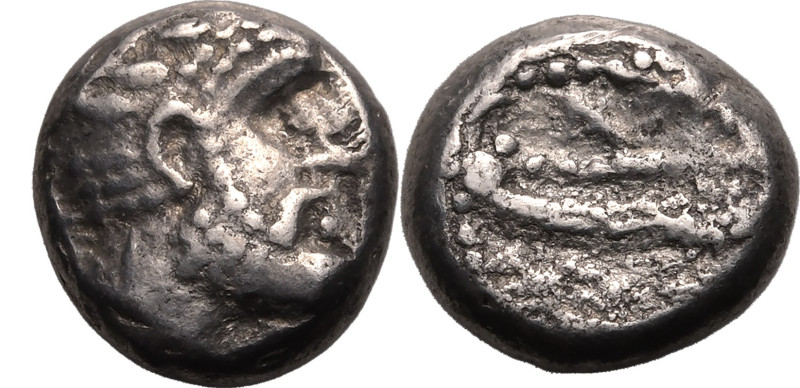 ANCIENT GREECE. PHOENICIA, ARADOS. 
Silver 1/3 stater, circa 380-350 BC. 
Obv:...