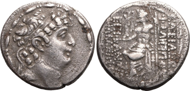 ANCIENT GREECE. SELEUKID KINGDOM. Philip I 'Philadelphos'. 
Silver tetradrachm,...