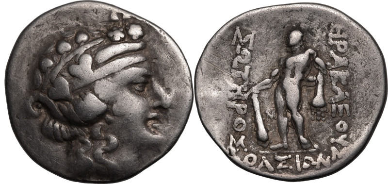 ANCIENT GREECE. THRACIAN ISLANDS, THASOS. Eastern Celtic Imitation(?). 
Silver ...