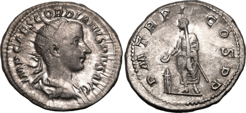 ROMAN EMPIRE. Gordian III. 
Silver antoninianus, AD 240. Rome. 
Obv: IMP CAES ...