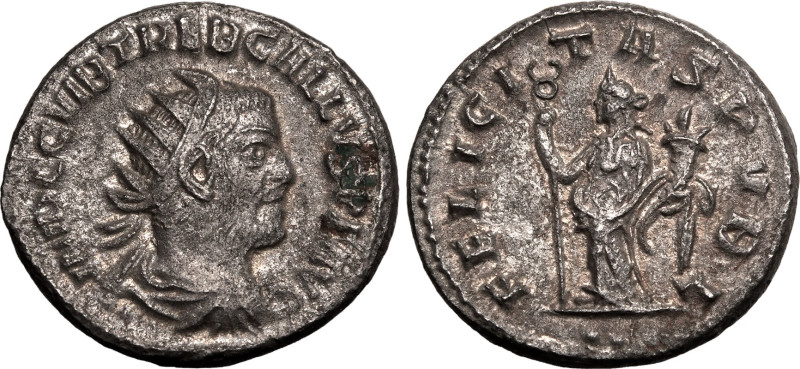 ROMAN EMPIRE. Trebonianus Gallus. 
Silver antoninianus, AD 251-252. Antioch. 
...