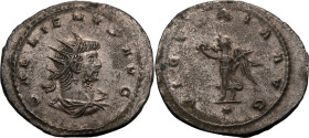 ROMAN EMPIRE. Gallienus. 
Silver antoninianus, AD 260-268. Antioch. 
Obv: GALLIENVS AVG, radiate, draped and cuirassed bust right. Rev: VICTORIA AVG...