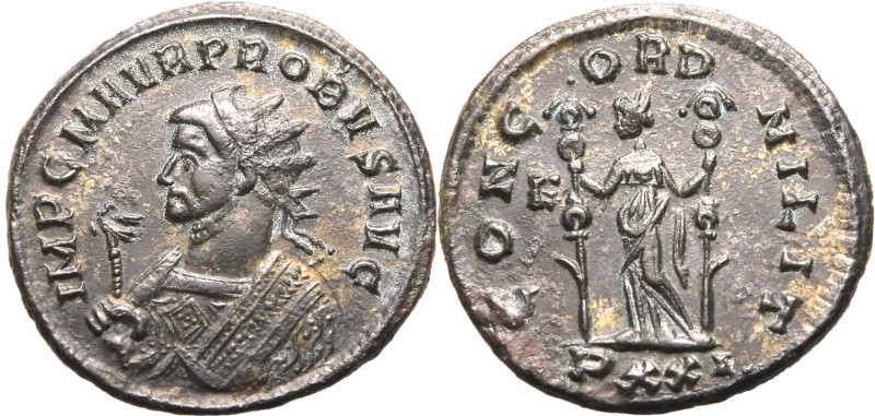 ROMAN EMPIRE. Probus. 
Billon antoninianus, AD 276-282. Ticinum. 
Obv: IMP C M...