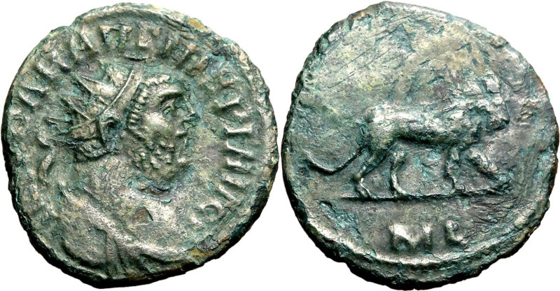 ROMAN EMPIRE. Carausius. 
Bronze antoninianus, AD 286-293. Londinium (London). ...