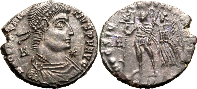 ROMAN EMPIRE. Constantius II. 
Billon centenionalis, AD 350. Siscia. 
Obv: D N...