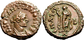 ROMAN PROVINCIAL. EGYPT, ALEXANDRIA. Diocletian. 
Potin tetradrachm, dated RY 9 = AD 292/3. 
Obv: &Delta;&Iota;&Omicron;&Kappa;&Lambda;&Eta;&Tau;&Io...