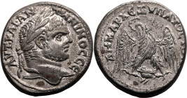 ROMAN PROVINCIAL. PHOENICIA, BERYTUS. Caracalla. 
Billon tetradrachm, AD 215-217. 
Obv: &Alpha;V&Tau; &Kappa;&Alpha;&Iota; &Alpha;&Nu;&Tau;Ѡ&Nu;&Iot...