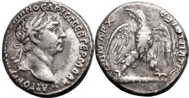 ROMAN PROVINCIAL. SELEUCIS AND PIERIA, ANTIOCH. Trajan. 
Silver tetradrachm, AD 112. 
Obv: &Alpha;&Upsilon;&Tau;&Omicron;&Kappa;&Rho; &Kappa;&Alpha;...