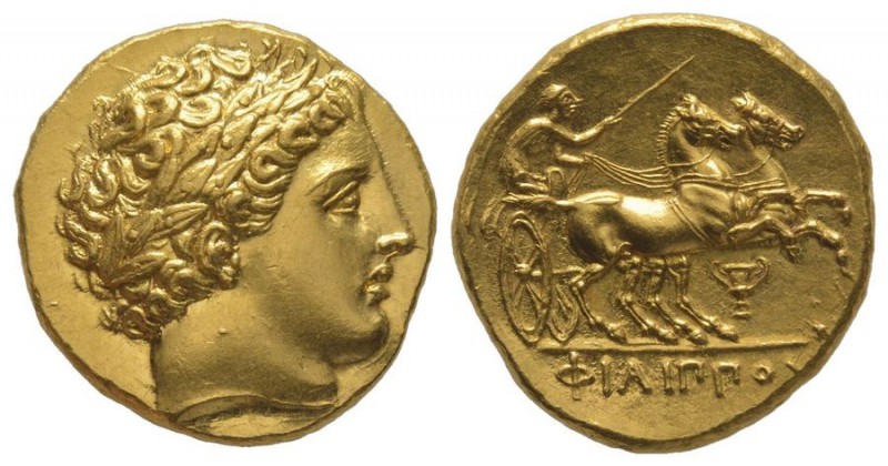 Kingdom of Macedonia, Philip II 359 - 336 BC. Stater. AU 8.63 g.
Ref : Le Rider ...