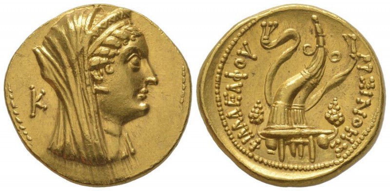 Kings of Egypt. Ptolemy II Philadelphos, 285 – 246 BC.
In the name of Arsinoe II...