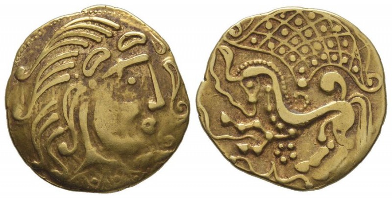Celtic coinage. Parisii. 100-50 BC. Stater. AU 6,83 g.
Ref : LT 7777.
VF
Provena...