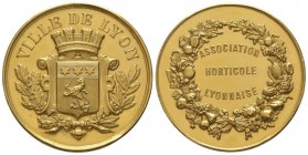 France, Third Republic 1870-1940.
Gold medal, "Ville de Lyon", AU 25.2 g. 31 mm
AU