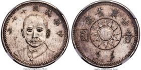 Kansu. Republic Fantasy Dollar Year 17 (1928)-Dated MS61 NGC, cf. KM-Y410 (for prototype), cf. L&M-618 (same), cf. Kann-760 (same), cf. WS-0720 (same)...