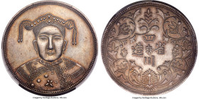 Szechuan. Empress Dowager Ci Xi Fantasy Dollar ND UNC Details (Cleaned) PCGS, KM-X429, Kann-B27, WS-1349-47. Imitated by Tan Zi-Jun (Chengdu). One of ...