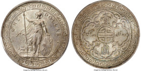 Victoria Trade Dollar 1895-(b) MS64 PCGS, Bombay mint, KM-T5, Prid-2. The first year of issue for this highly collectible British workhorse, whose exi...