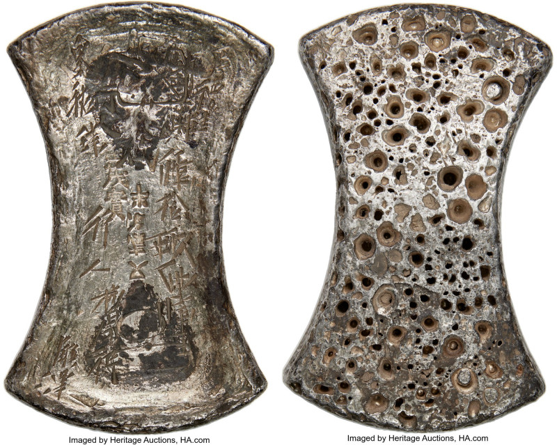 Jin Dynasty Sycee of 49-1/4 Taels ND (1115-1234) Certified AU58 by Gong Bo Gradi...