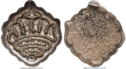 Qing Dynasty. Chihli Bagongbao Like ("Eight-Votive-Treasures") Buddhist Presentation Sycee of 1 Tael ND Certified AU55 by Gong Bo Grading, cf. Cribb-X...