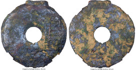 Warring States. Zhou Early Round Coin ND (350-220 BC) Certified 72(07) by Gong Bo Grading, City in the State of Liang, Hartill-6.3. 42.6mm. 9.6gm. Obv...