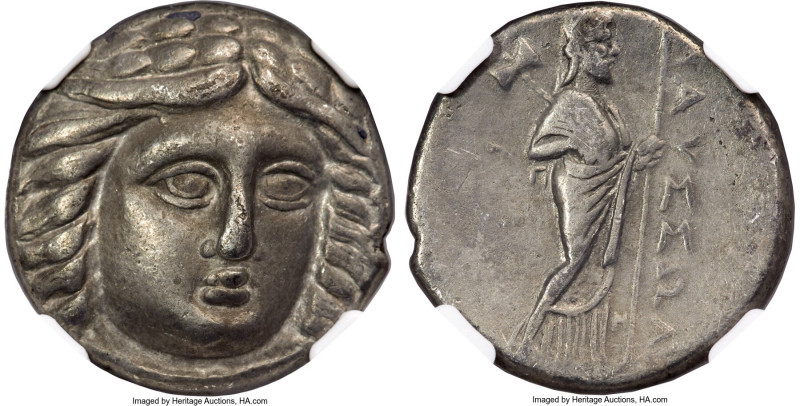 CARIAN SATRAPS. Maussollus (ca. 377-352 BC). AR tetradrachm (23mm, 14.77 gm, 12h...