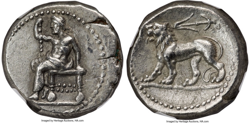 SELEUCID KINGDOM. Seleucus I Nicator, as Satrap (321-281 BC). AR stater or doubl...