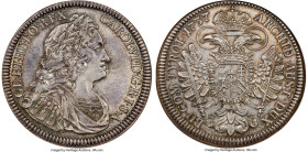 Karl VI Taler 1737 MS64 NGC, Hall mint, KM1639.1, Dav-1055. An extraordinarily high grade for this quintessential Habsburg taler type, with only two r...
