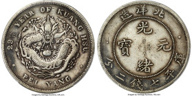 Chihli. Kuang-hsü Dollar Year 29 (1903) VF25 PCGS, Pei Yang Arsenal mint, KM-Y73.1, L&M-462a. No period after "YANG" variety. Evenly distributed wear ...