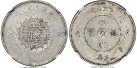 Szechuan. Republic 50 Cents Year 1 (1912) AU53 NGC, KM-Y455, L&M-367. Presenting minor signs of handling and residual luster to the crevices. HID09801...