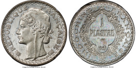 French Colony silver Piefort Essai Piastre 1931-(a) MS64+ NGC, Paris mint, KM-Pe3, Lec-307. Plain edge. An absolutely impressive Piefort Essai from a ...