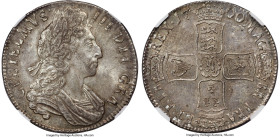 William III Crown 1700 MS63 NGC, KM494.3, S-3474, ESC-1010 (formerly ESC-97). DVO DECIMO edge. Faint pull-away tone noted in the legends on the otherw...