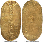 Bunsei gold Koban (Ryo) ND (1819-1828) AU53 PCGS, Edo mint, KM-C22a, JNDA 09-20. 13.10gm. A lightly handled piece with ample residual luster. HID09801...