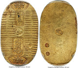 Manen gold Koban (Ryo) ND (1860-1867) AU55 PCGS, Edo mint, KM-C22d, JNDA 09-23, Fr-17. 3.32gm. A fantastic and wholesome example of the smallest gold ...