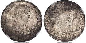 Zacatecas. Ferdinand VII "Royalist" 8 Reales 1818 Zs-AG MS63 NGC, Zacatecas mint, KM111.5. Quite a special coin at this level of excellence. A notorio...