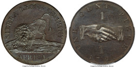 British Colony. Sierra Leone Company bronzed-copper Proof Cent 1791 PR65 PCGS, Soho mint, KM1. Mintage: 400. A lovely Gem representative of this class...