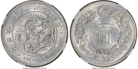 Meiji Yen Year 23 (1890) MS62 NGC, Osaka mint, KM-YA25.3, JNDA 01-10A. HID09801242017 © 2023 Heritage Auctions | All Rights Reserved
