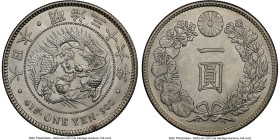Meiji Yen Year 36 (1903) MS62 NGC, Osaka mint, KM-YA25.3, JNDA-01-10A. HID09801242017 © 2023 Heritage Auctions | All Rights Reserved