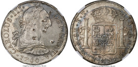 Charles III 4-Piece Lot of Certified "Chopmarked" 8 Reales NGC, 1) Charles III 8 Reales 1780 Mo-FF XF Details (Chopmarked) NGC, KM106.2 2) Charles III...