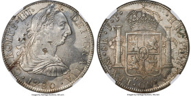 Charles III 4-Piece Lot of Certified "Chopmarked" 8 Reales NGC, 1) Charles III 8 Reales 1780 Mo-FF XF Details (Chopmarked) NGC, KM106.2 2) Charles III...