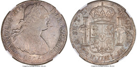 Charles IV 8 Reales 1805 Mo-TH AU55 NGC, Mexico City mint, KM109, Cal-983. HID09801242017 © 2023 Heritage Auctions | All Rights Reserved