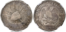 Republic 8 Reales 1830 Zs-OV AU53 NGC, Zacatecas mint, KM377.13, DP-Zs09. HID09801242017 © 2023 Heritage Auctions | All Rights Reserved