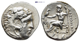 KINGS OF MACEDON. Alexander III the Great (336-323 BC). AR drachm (18mm, 4.3 g). Posthumous issue of Abydus, ca. 310-297 BC. Head of Heracles right, w...