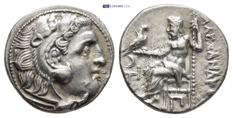 KINGS OF MACEDON. Alexander III the Great (336-323 BC). AR drachm (17mm, 4.14 g)...