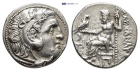 KINGS OF MACEDON. Alexander III the Great (336-323 BC). AR drachm (17mm, 4.14 g). Posthumous issue of Colophon, ca. 310-301 BC. Head of Heracles right...